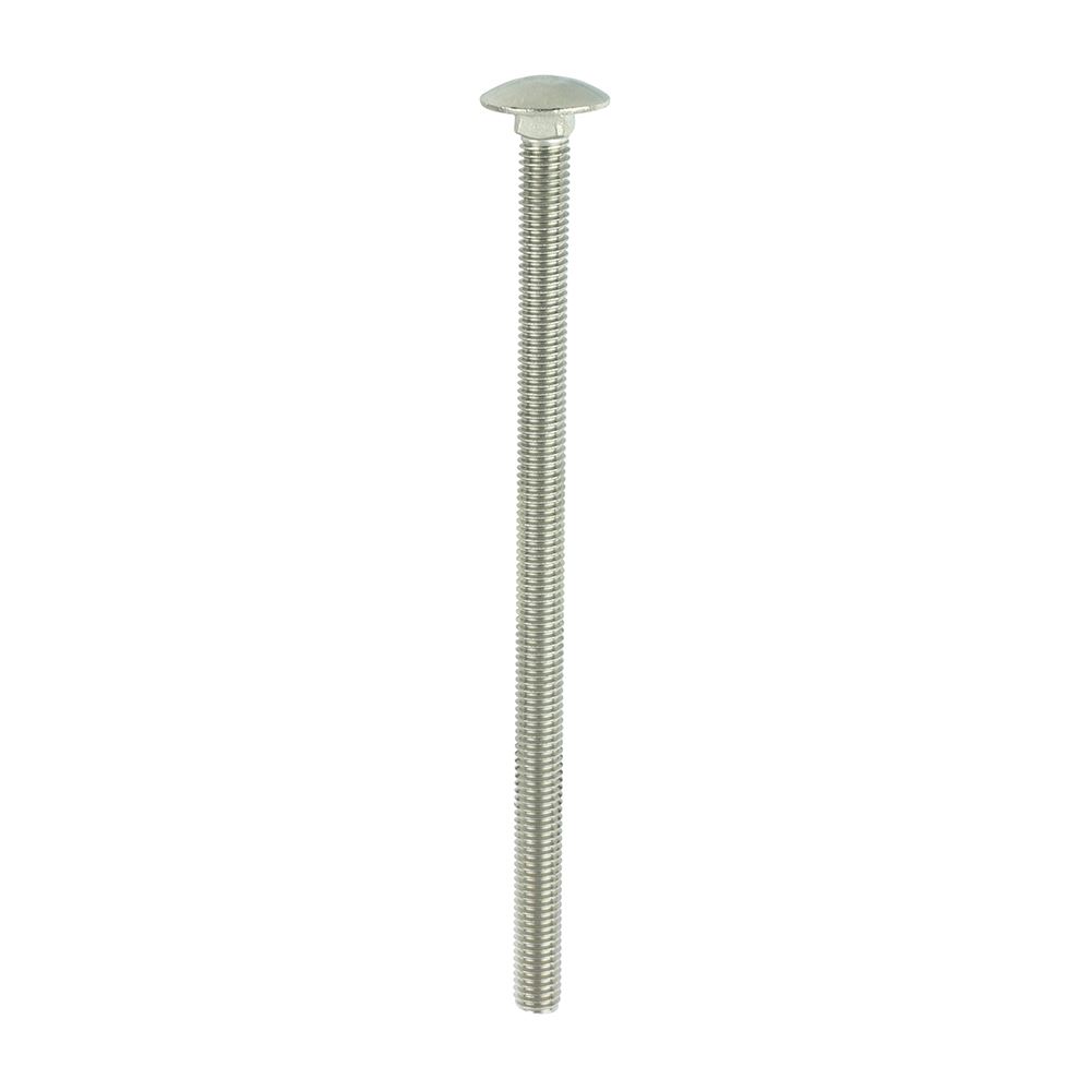 Timco Carriage Bolts A2 Stainless Steel, M8 x 150mm, Pack of 5