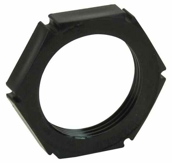 WISKA EMUG 16 Sicherungsmutter, Polyamid M16 Schwarz 10er Pack