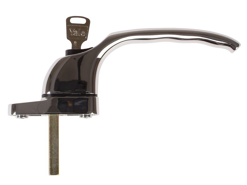 Yale PVCu Window Handle with Polished Chrome Finish