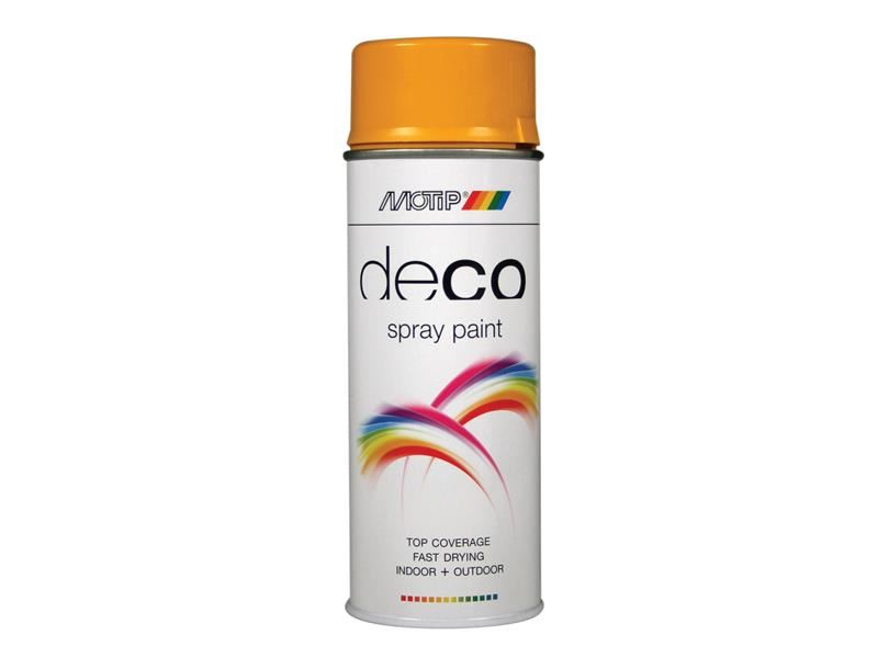 MOTIP® - Cat Sembur Deco Gloss Tinggi RAL 1004 Kuning Emas 400ml