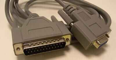 PRO SIGNAL - 9-Poliger D-Sub-Stecker auf 25-Poliger D-Sub-Stecker Modemkabel, 2