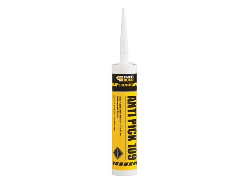 Everbuild Sika Tecnic Anti-Pick 109 White 295ml Sealant