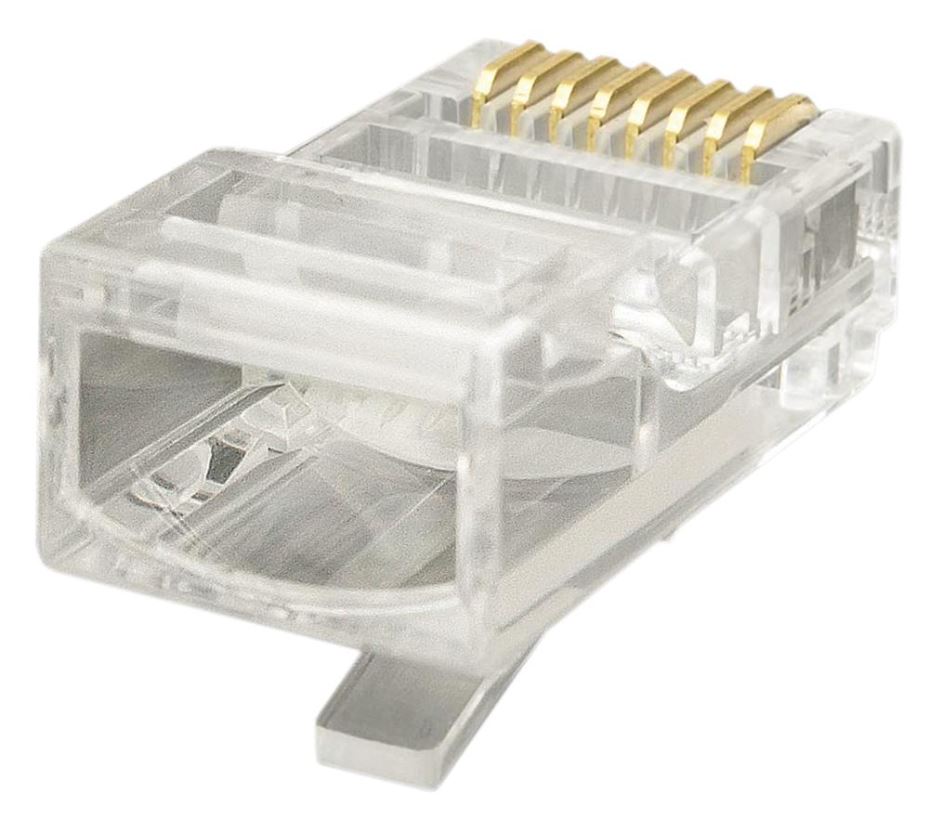 KAUDEN - RJ45 Cat5e Stecker, Packung mit 100 Stück