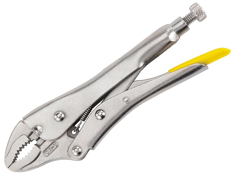 Pinze a Pressione STANLEY con Mascelle Ricurve, 185mm