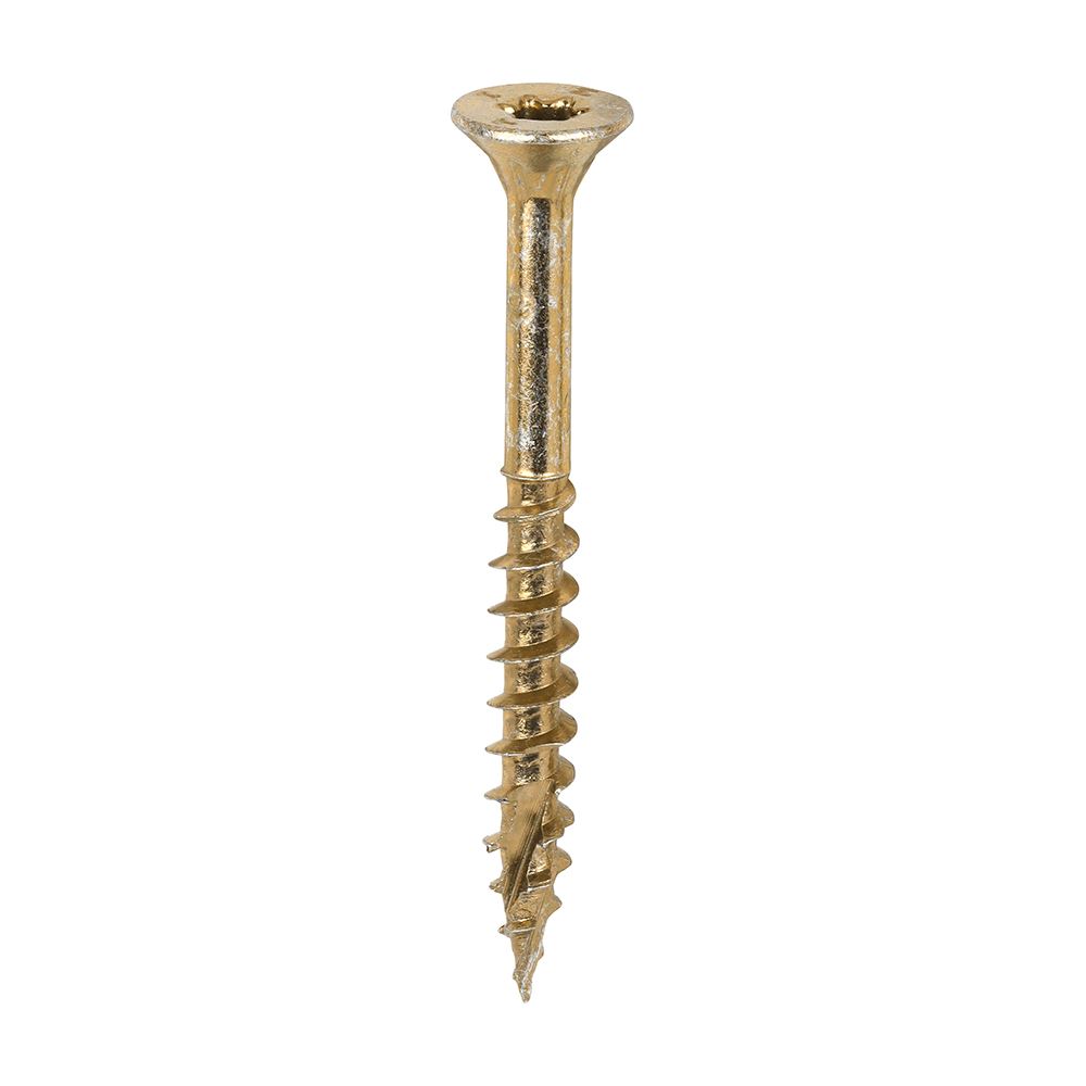 Timco C2 Clamp-Fix Multi-Purpose Premium Screws, TX, Yellow, 5.0x50mm (200pk)