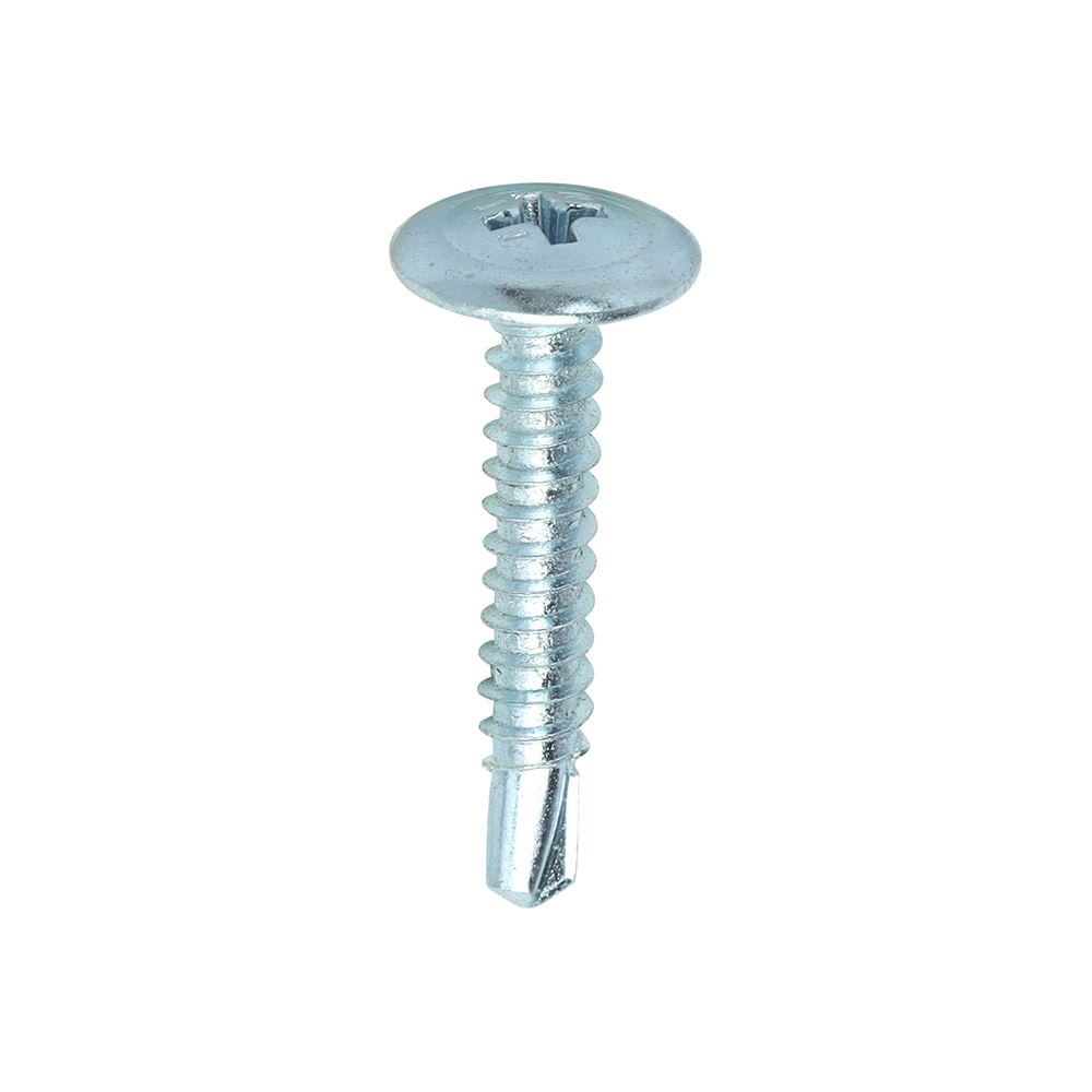 Vis auto-perceuses Timco 4,2 x 25mm en zinc, lot de 1000