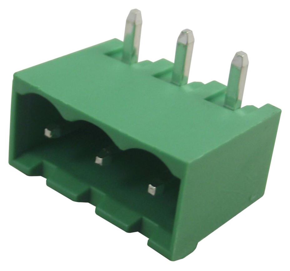 IMO PRECISION CONTROLS PCB 헤더, 수평형, 5.08mm 피치, 3핀