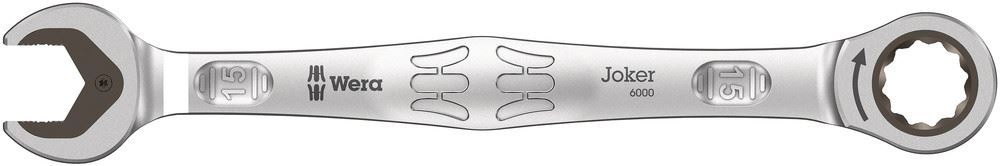Wera 6000 Joker Ratcheting Combination Wrench 15 x 200mm