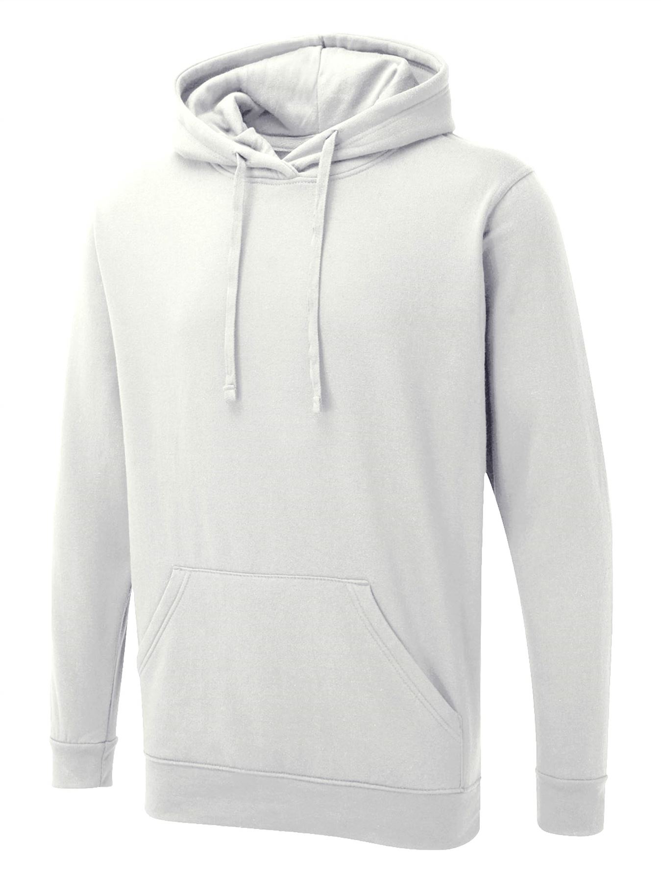 Uneek UX Hoodie - Reactive Dyed, White, 5XL