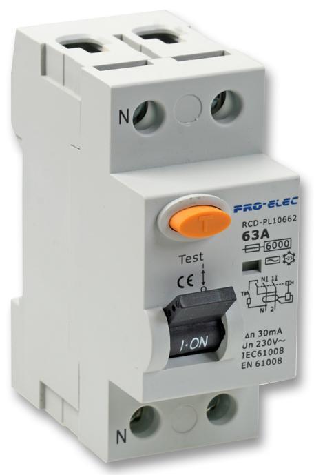 PRO ELEC - RCD Dwikutub 63A