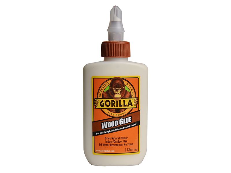Gorilla PVA Houtlijm 118ml, Niet-giftig & Waterbasis