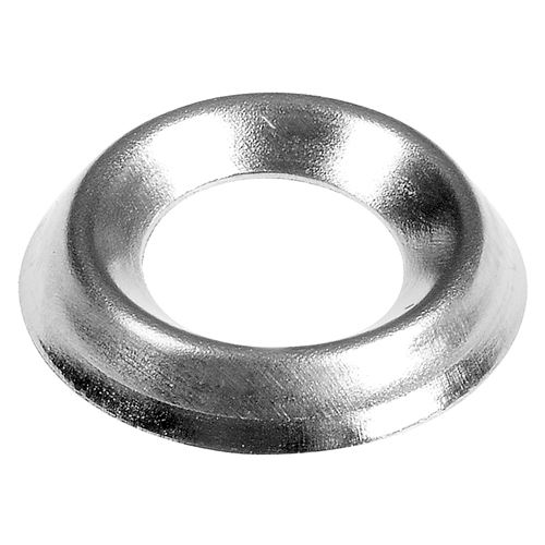 Timco Nickel Screw Cups for 6 Gauge Screws, 60 Pack