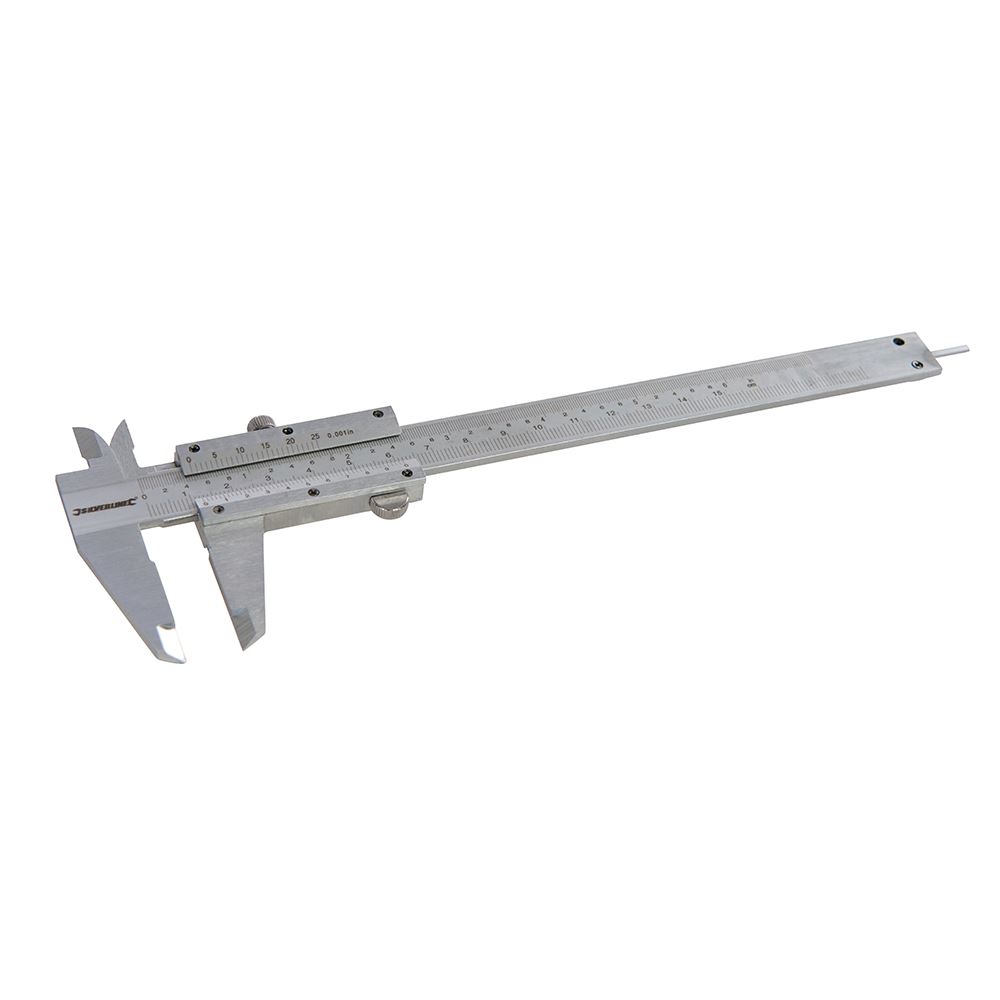 Silverline Vernier Caliper, 150mm, 0.02mm Resolution