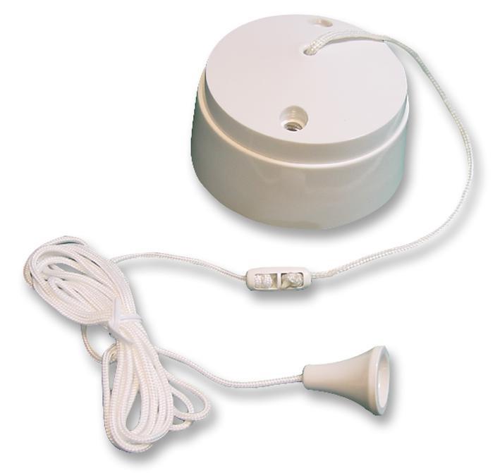 MK 6A 2-Way SP Pull Cord Ceiling Switch with 1.5m Cord