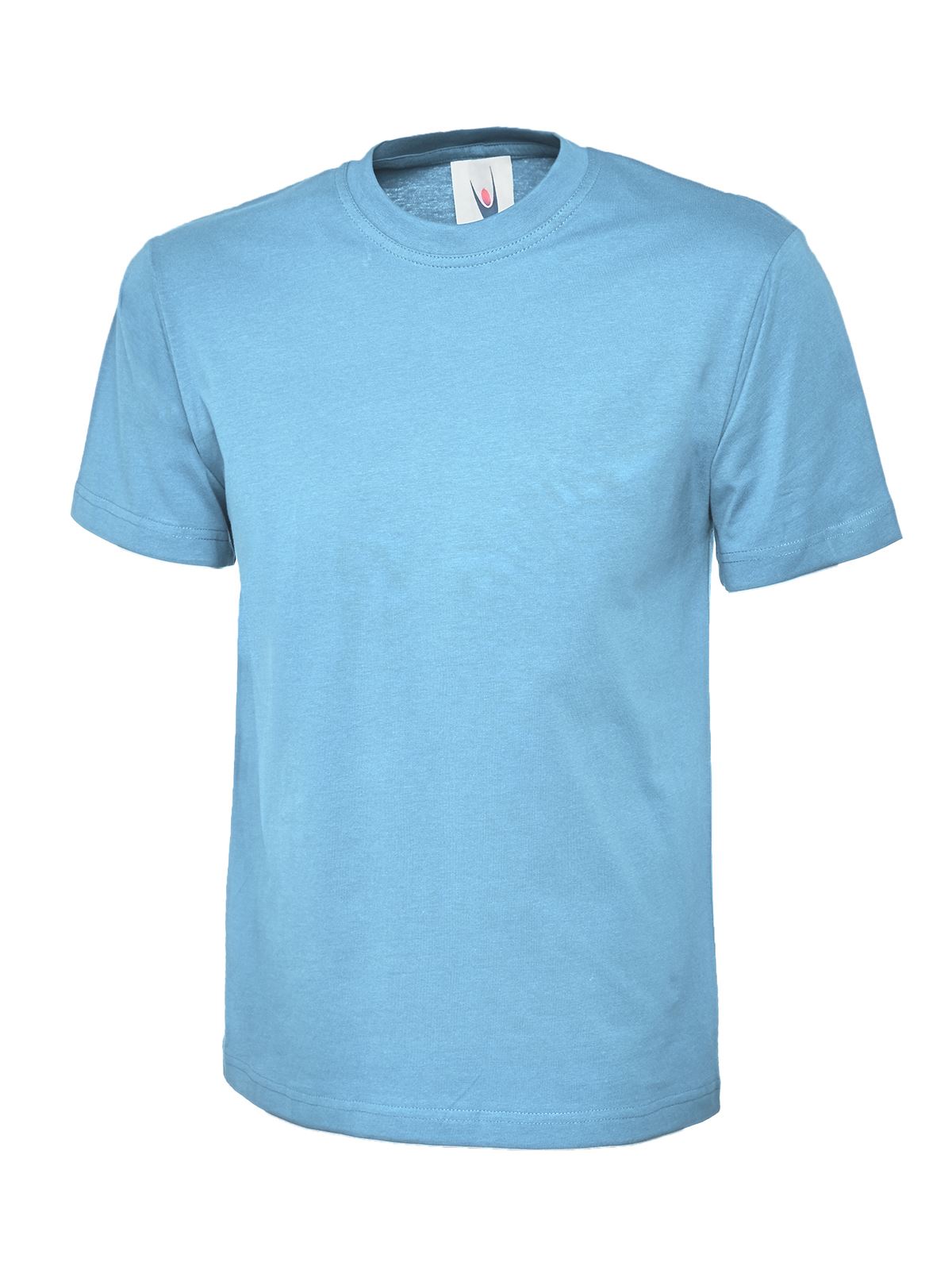 Uneek Kids' Reactive Dyed Cotton T-Shirt, Sky, 3-4 Years