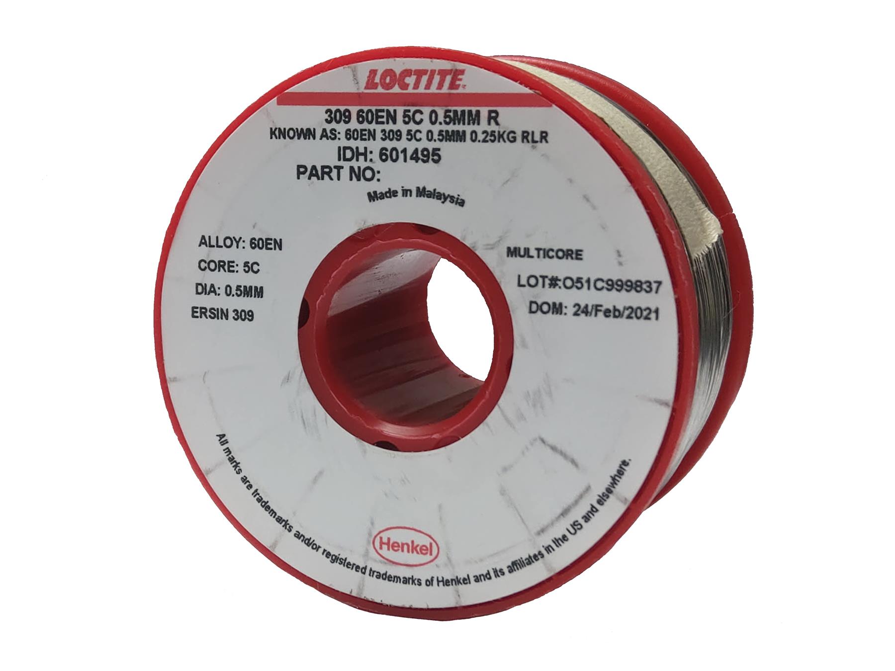 Multicore Loctite Soldeerdraad 0,5mm 60/40, 250g