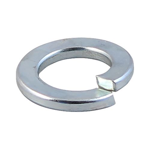 Timco M8 Zinc Spring Washers, Carbon Steel, 20-Pack