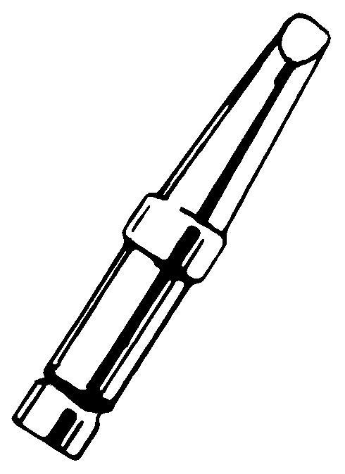 WELLER Lötspitze für Lötkolben, Schraubendreherform, 3,2mm