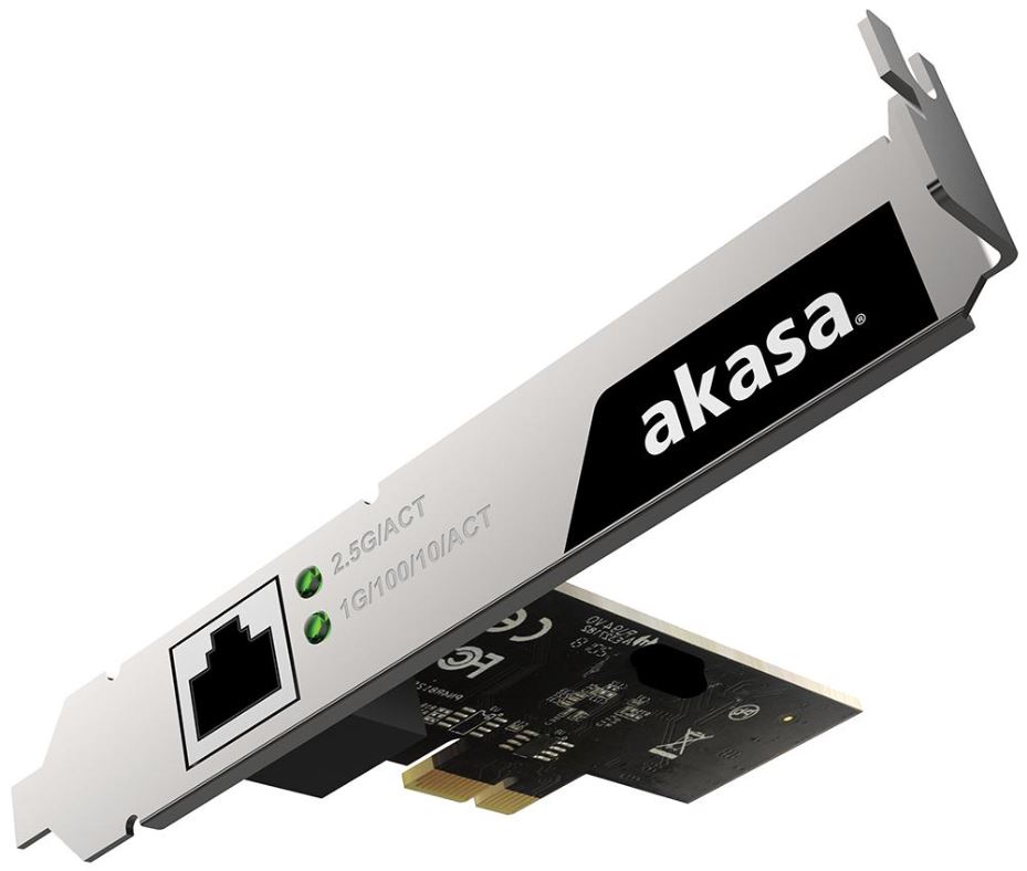 AKASA 2,5 GbE PCI-Express síťová karta