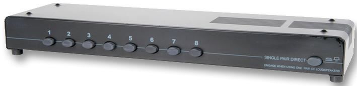 AV:LINK 8-Way Stereo Speaker Selector Switch