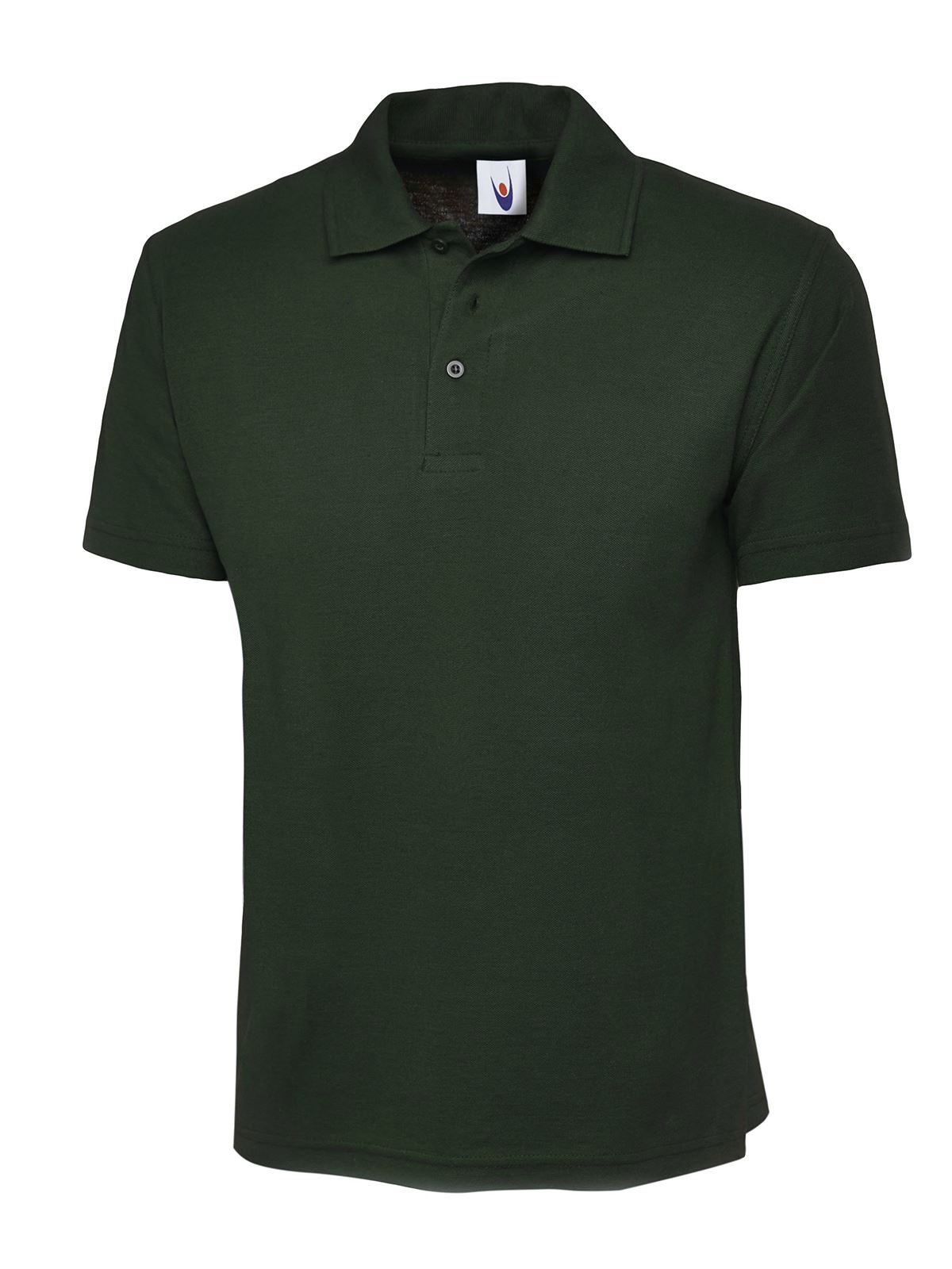 Uneek Children's Polo Shirt - 50% Polyester 50% Cotton - Bottle Green - Age 11/
