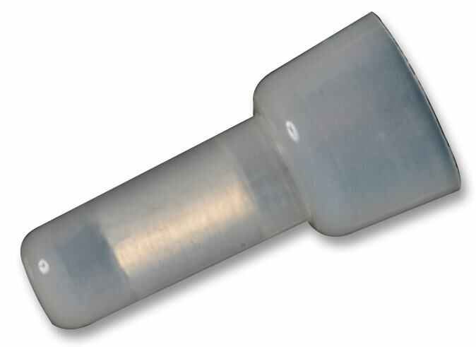 PRO POWER Gesloten draadverbinders, Nylon, Koperen bus, 100 stuks, 4mm