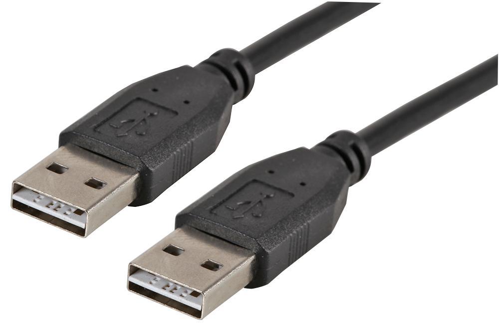 PRO SIGNAL - Kabel USB 2.0 A Reversible Male ke Male, 1m