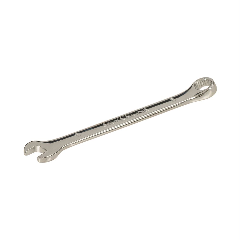 Silverline Chrome Vanadium Combination Spanner, 8mm