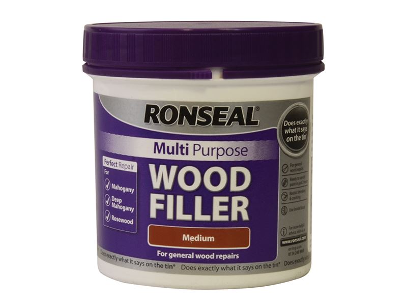 Ronseal Multipurpose Wood Filler, Medium, 465g