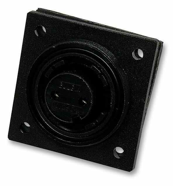 Bulgin 2-Weg Flensbevestiging Socket Connector