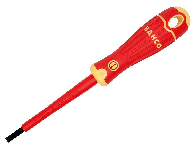 Bahco BAHCOFIT Insulated Screwdriver 4.0 x 100mm 1000V