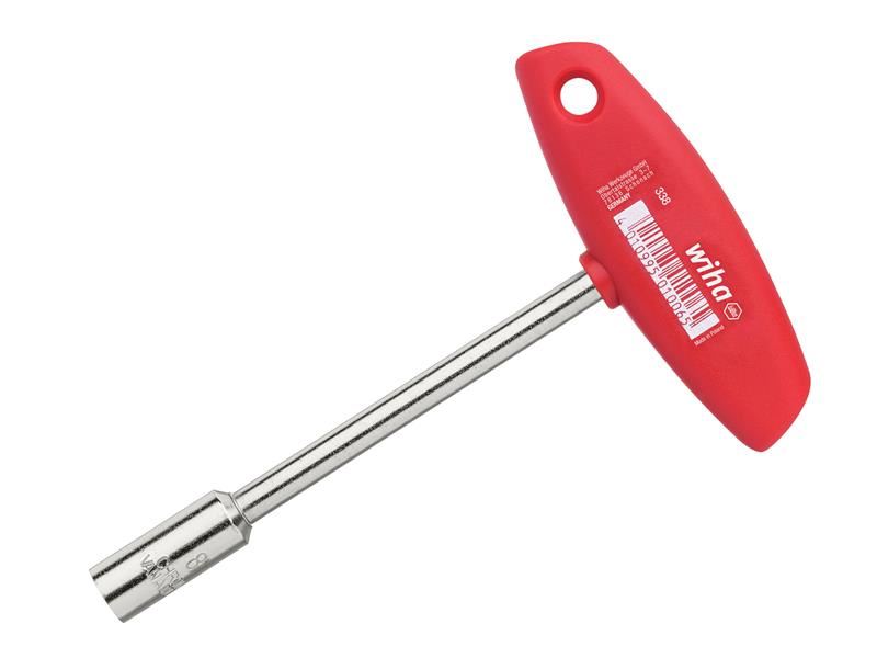 Wiha Internal Square Nut Driver with T-Handle, 10 x 125mm