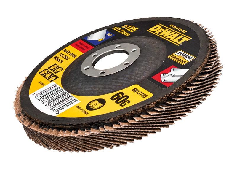 Dewalt Disco de Lixa DT30612, 125 x 22.2mm, Grão 60, Zircónia