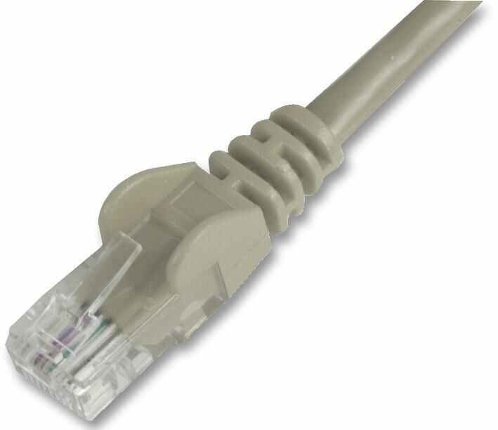 PRO SIGNAL Šedý Cat5e UTP Ethernet propojovací kabel, 10m, Snagless