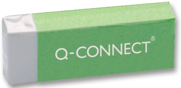 Q CONNECT プラスチック製ペンシル消しゴム 20個入り