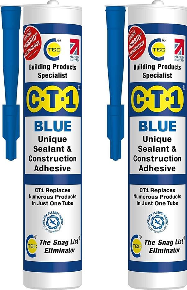 CT1 Blauwe Bouwkit & Lijm Snag Tube, TRIBRID Technologie, 360% Sterker