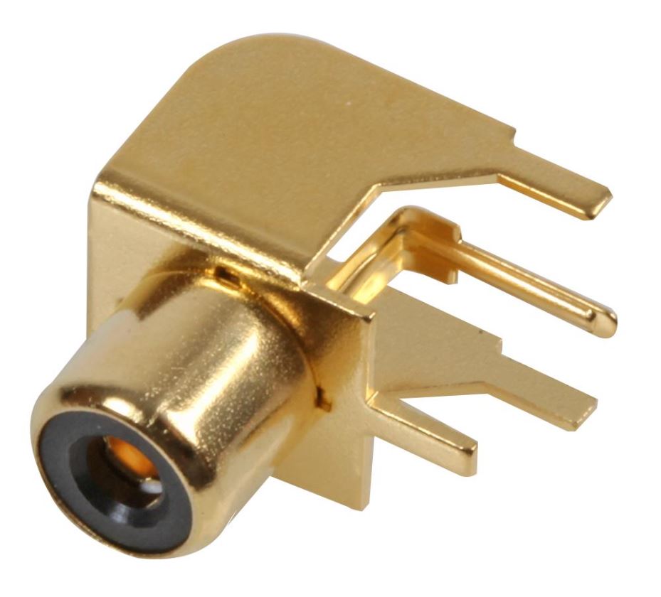 HiLo Gold Phono Socket, PCB Mount