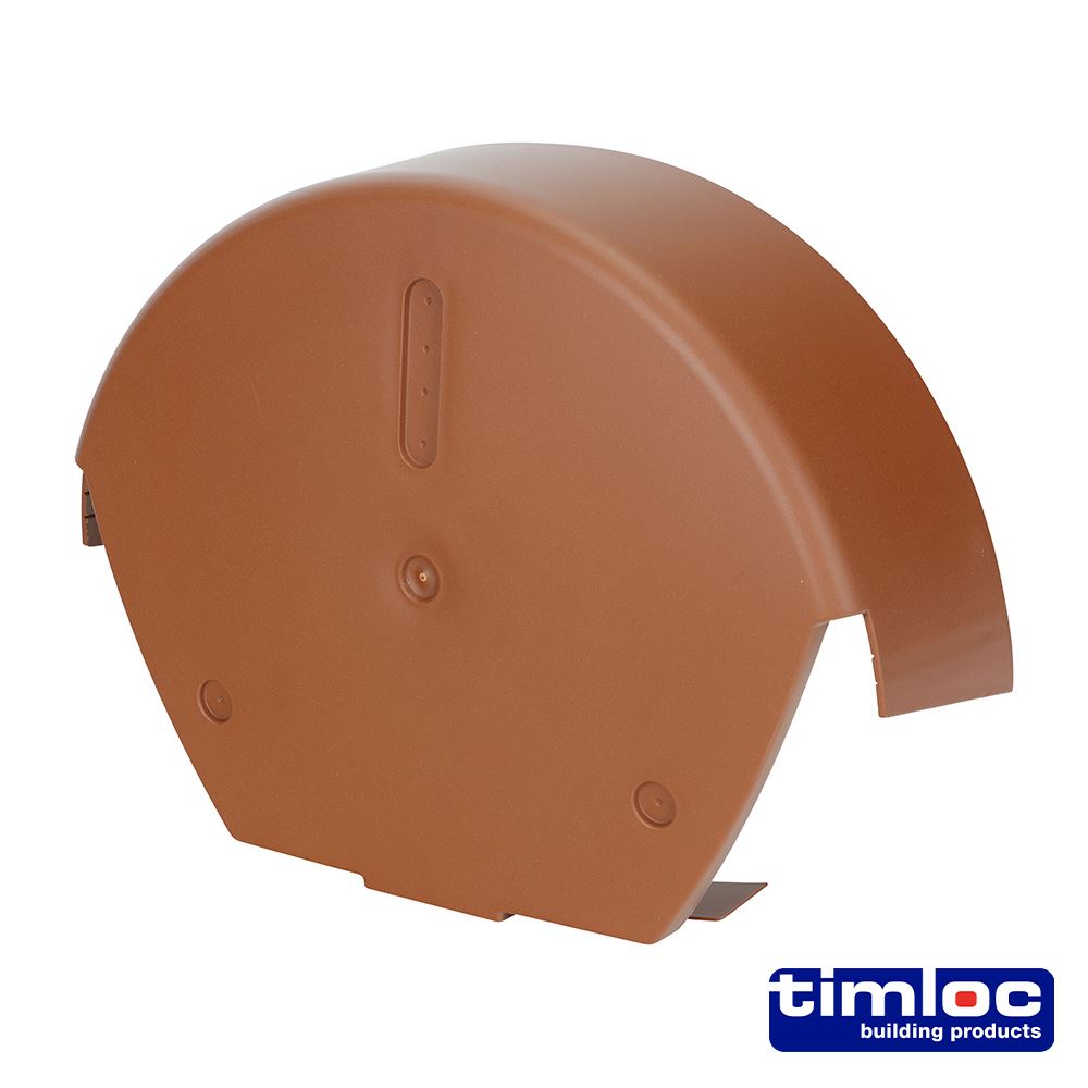 Timco Coprigiunto Universale 1/2 Rotondo, Terracotta, 280x145mm