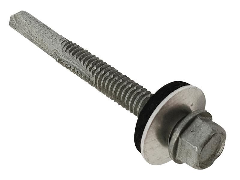 ForgeFix TechFast Tornillos Hexagonales para Techos, 5.5 x 50mm, Punta No.5, Cx