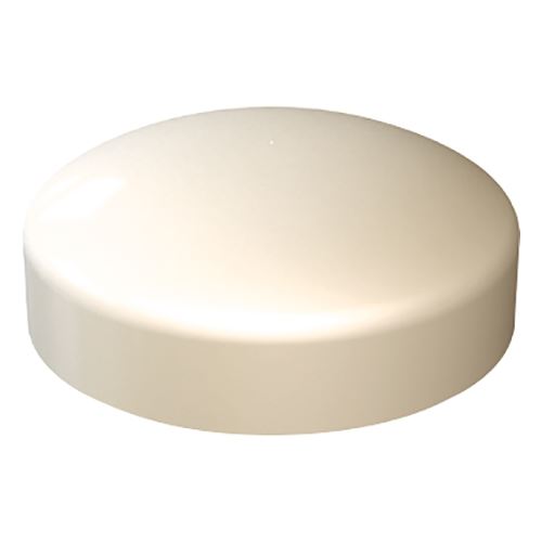 Timco Two-Piece Screw Caps, Cream, 3.5-4.2mm (100pc)