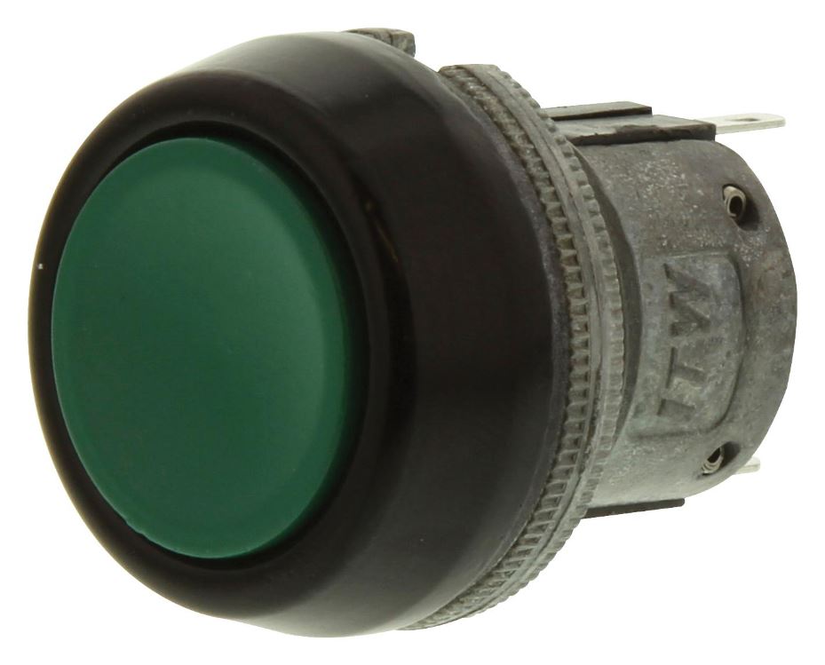 ITW SWITCHES - Lascthóg Lárnach Green, SPDT, IP67