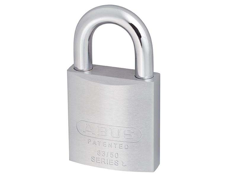 ABUS 83/50 Chrome Brass Padlock, Keyed Alike, 50mm
