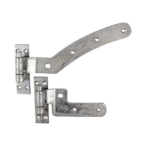 Timco Paar gebogene Torband-Sets - Rechts - Feuerverzinkt (Größe 300mm - 2 Stk)
