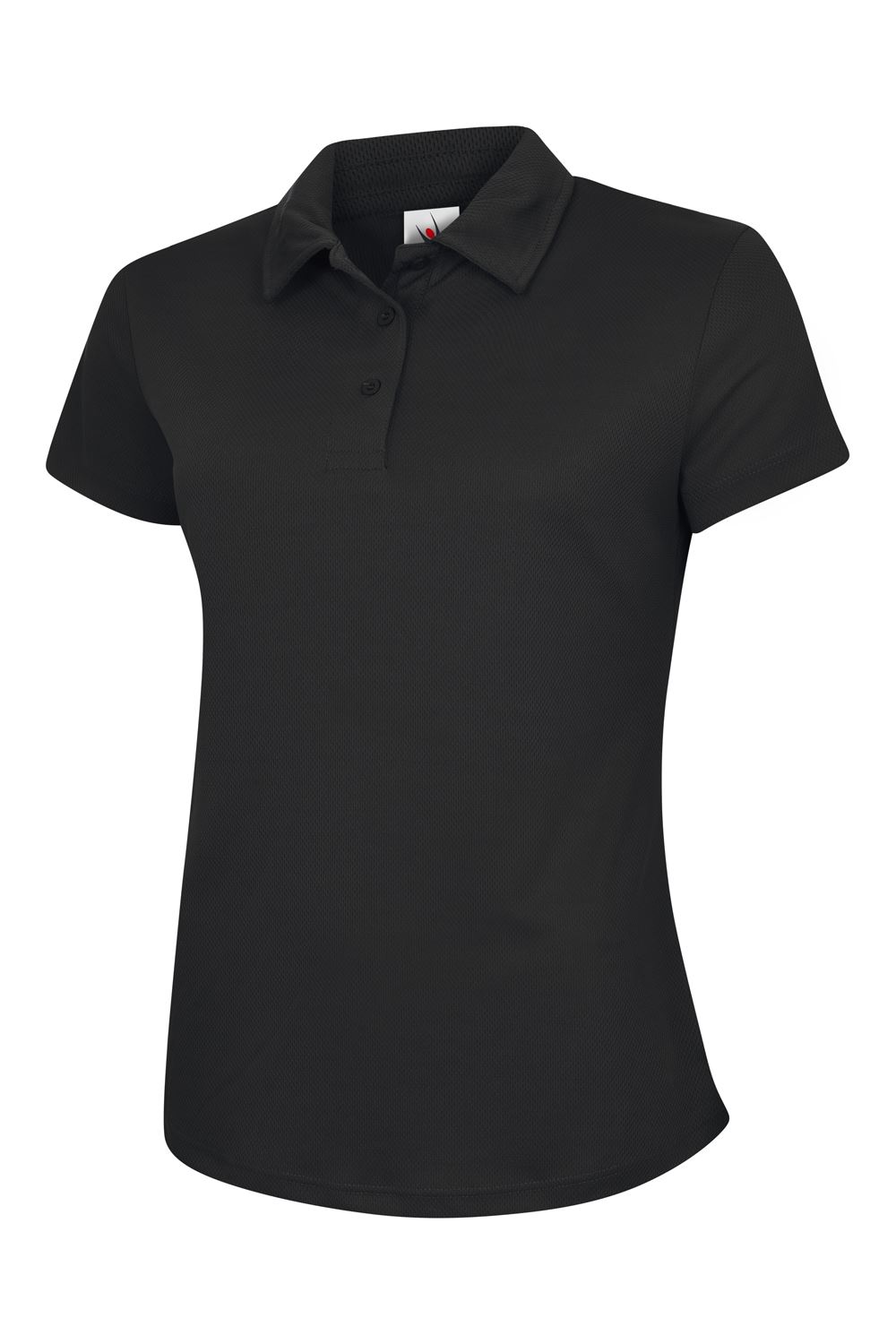 Uneek Polo Unissex Ultra Cool - Preto, Tamanho M, Poliéster