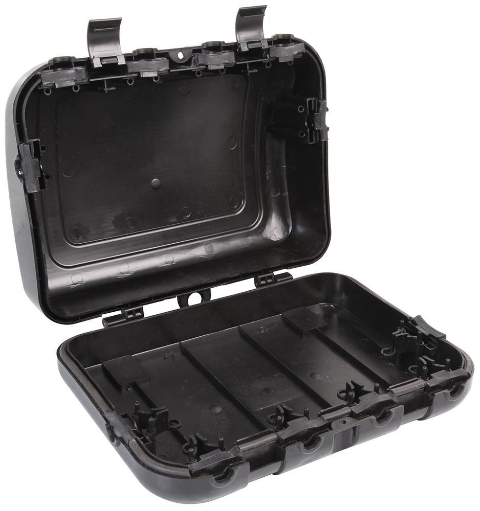PRO ELEC Weatherproof Outdoor Extension Enclosure, Black, IP64