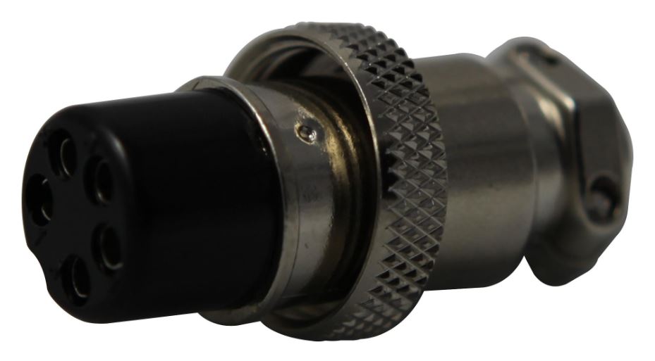 Cliff Electronic Components 5-Way Shielded Plug, Cliffcon ZC Series