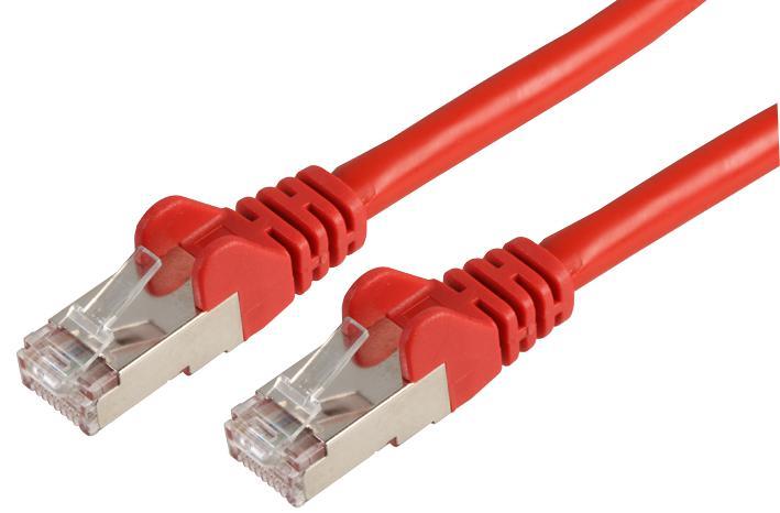 PRO SIGNAL - Câble Ethernet RJ45 Cat6a LSOH, 2m, Rouge