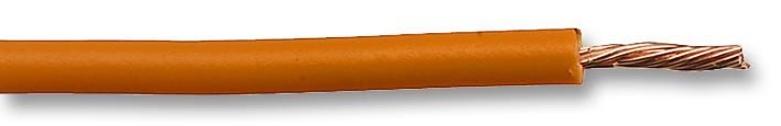 PRO POWER Tri-Rated Switchgear Wire, 0.50mm², Orange, 100m