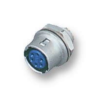 HIROSE HR10 6-Way Panel Socket, Zinc Alloy