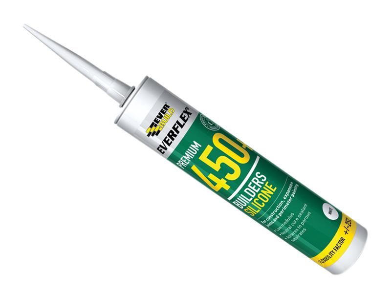 Everbuild Sika Everflex 450 Silicone Sealant, Grey, 300ml